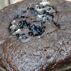 A picture of Chocolate Wheat and Rava Cake.