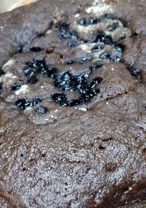 A picture of Chocolate Wheat and Rava Cake.