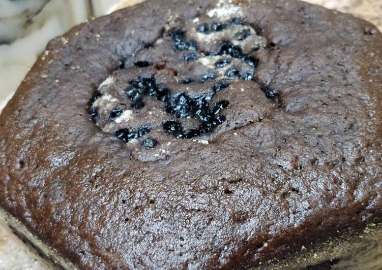 Chocolate Wheat and Rava Cake