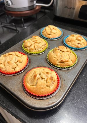 Una foto de Muffins de Manzana 🍏(saludables)