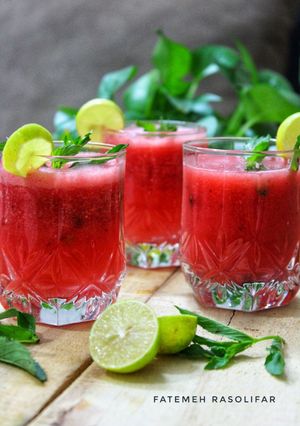 عکسی از دستور آب هندوانه