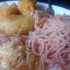 A picture of Spagheti.