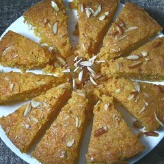 A picture of Carrot and Almonds cake.