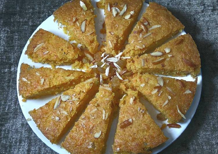 Recipe of Homemade Carrot and Almonds cake