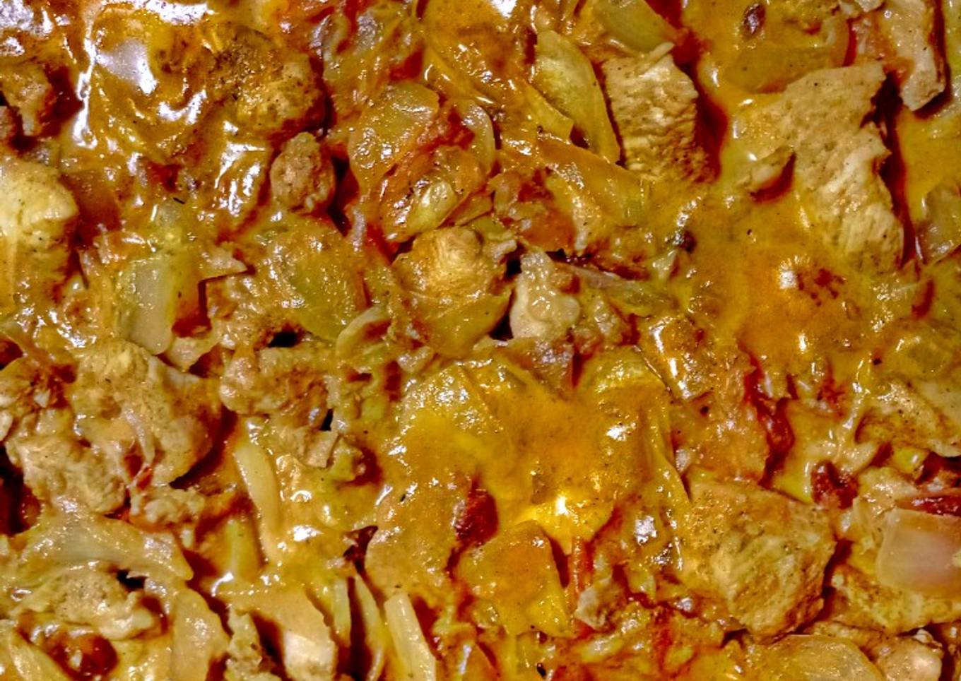 Pechugas de pollo al curry madras (amarillo)