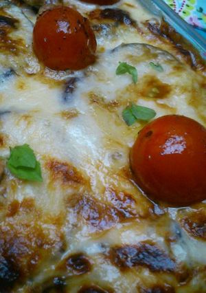 Una foto de Lassagna de vegetales paqueta