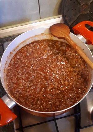 Bolognai spagetti 🍝 recept fotója