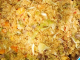 Dafadukan couscous da kayan lambu da hanta so yummy