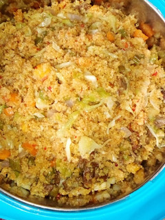 A picture of Dafadukan couscous da kayan lambu da hanta so yummy.