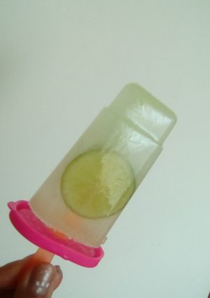 Una foto de Helados light de limón y miel 🍋🍯🍦