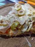 Pizza🍕de cebolla 🧅alimonada🍋