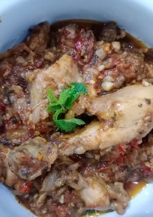A picture of Chicken karahi 💝💝.