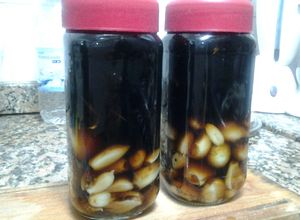 Una foto de Ajo en aceto balsamico