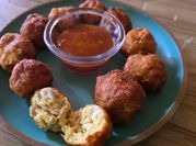 A picture of chicken bread balls