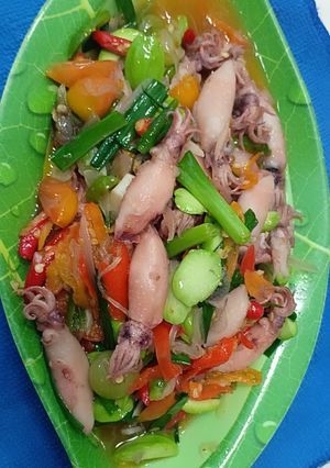Foto resep Cumi tumis pedas gledek