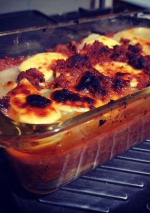 Una foto de ¿Lasagna de papa? (Reto de Gary y Sebastián)