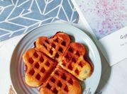 Gambar waffle choco chips
