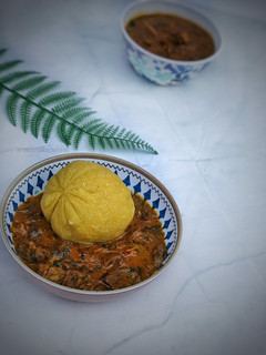 A picture of Ogbono soup.