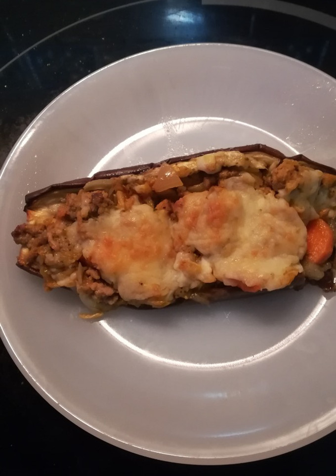 Una foto de Berenjenas rellenas con cúrcuma