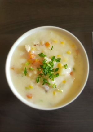 Foto resep Cream soup jagung dan ayam /