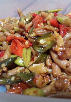 Foto resep Oseng Usus Pete