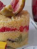 Fruta con cuscús - o tabulé de fruta-