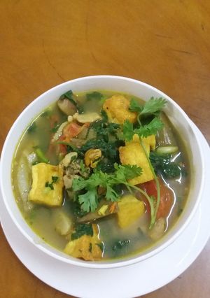 Hình của món Ốc nấu chuối xanh.