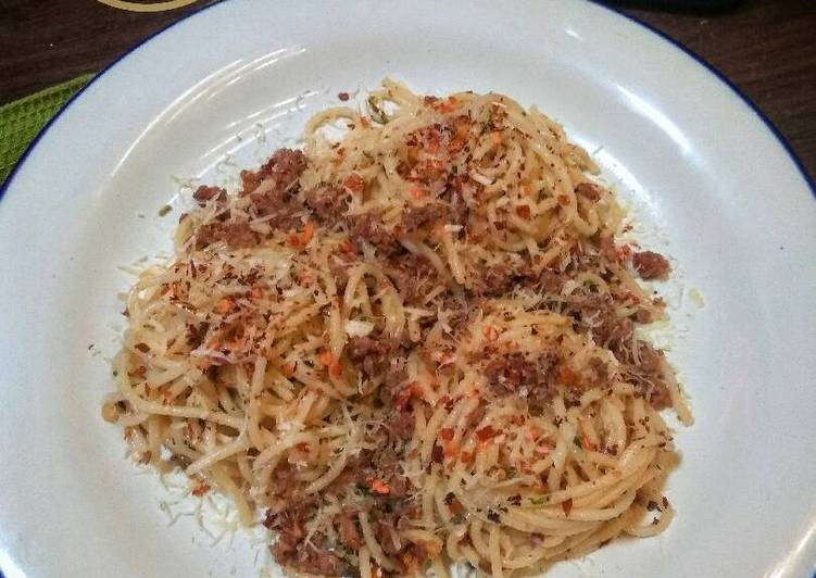 Langkah Mudah untuk Menyiapkan Spaghetti aglio olio, Bikin Ngiler