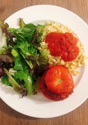 Une photo de Tomates farcies veggie