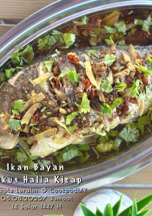 Gambar Ikan Bayan Kukus Halia Kicap