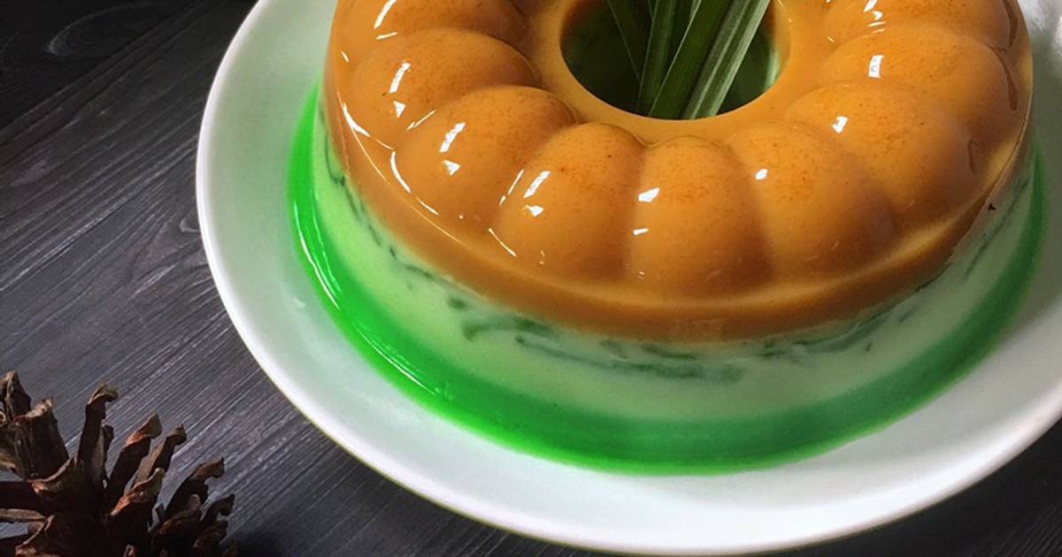 Resep Puding Cendol Gula Merah oleh Mami Jian Cookpad