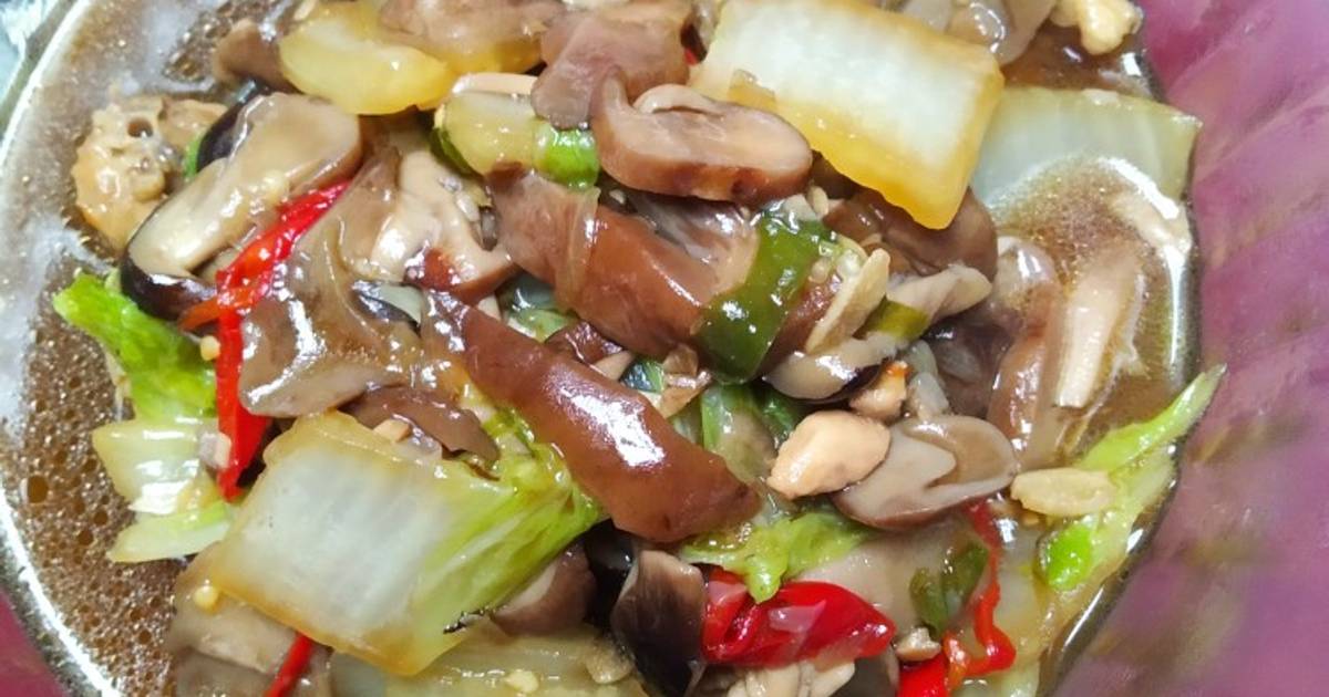 Resep Tumis Sawi Dan Jamur Sawit Oleh Helen Syahril Cookpad