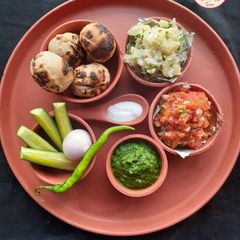 A picture of Litti Chokha.