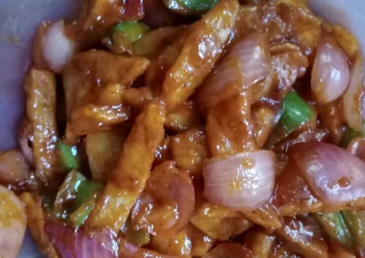 How to Prepare Yummy Honey chilli potato