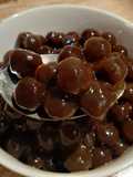 Homemade boba (tapioca pearl)