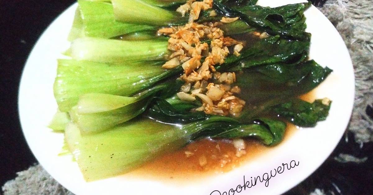 Resep Pokcoy Enak Dan Sehat Kreasi Tumis Bawang Putih And Saus Tiram