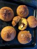 Muffin que salen rellenos del horno