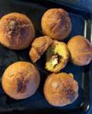 Muffin que salen rellenos del horno