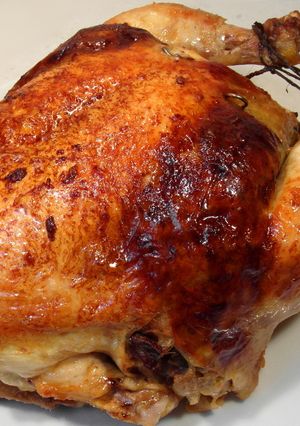 Egész töltött csirke recept fotója