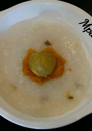 Foto resep Mpasi 8+ : Bubur Beras Putih Rice Cooker