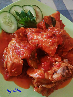 Foto resep Dada Ayam Masak Merah