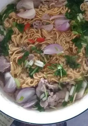 Hình của món Tô mì tình yêu cho bữa sáng cực nhanh.