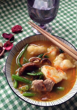 【道地湖北麵疙瘩】入冬必學的暖食料理 的食譜成品照片