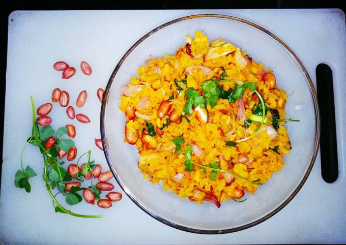 Quick healthy tasty poha Recipe