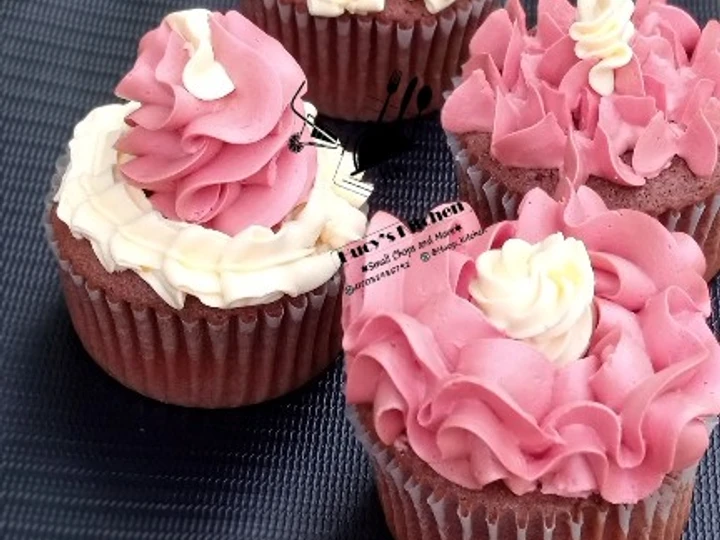 Easy Steps to Prepare Red velvet cupcakes the Awesome  Can spoil the tongue