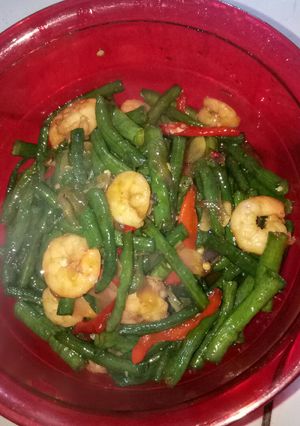 Foto resep Tumis Kacang Panjang vs Udang