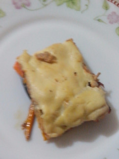 Una foto de Pastel de verduras, atún y queso