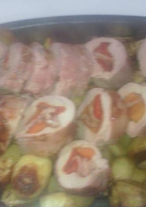 Una foto de Solomillo de cerdo relleno