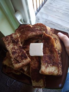 A picture of French toast.