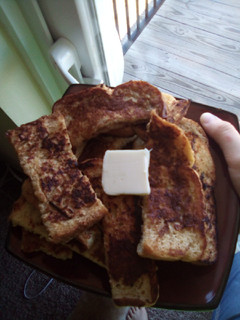 A picture of French toast.